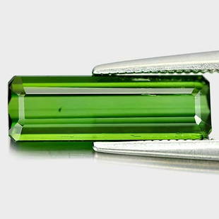 Natural Green Tourmaline 2.36 Ct. Octagon Shape 15 x 4.9 Mm. Gemstone From Nigeria: Product ID: 807246685 Product Name: Natural Tourmaline Weight: 2.36 CT. Size: 15 x 4.9 x 3 MM. Shape: Octagon Color: Green Clarity:VSI Luster: Good Gems Origin: Nigeria Treatment: Unheated Crystal Str