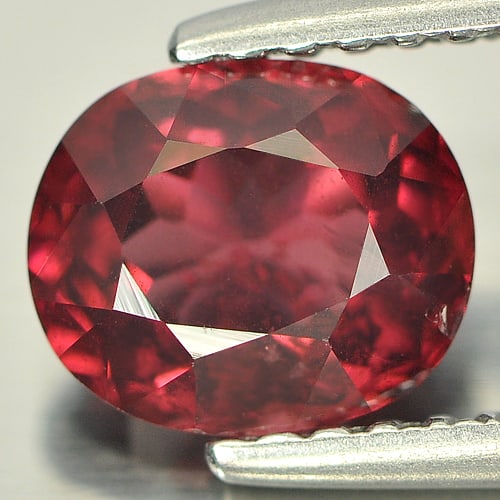 Natural Purplish Pink Tourmaline 1.47 Ct. Cushion Shape 7 x 6 Mm. Gemstone Unheated From Nigeria: Product ID: 807235539 Product Name: Natural Tourmaline Weight: 1.47 CT. Size: 7 x 6 x 4 MM. Shape: Cushion Color: Purplish Pink Clarity:SI Luster: Good Gems Origin: Nigeria Treatment: Unheated Crystal
