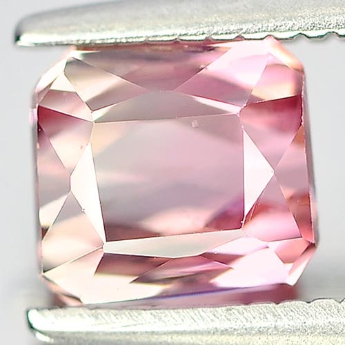 Natural Bi Color Tourmaline 1.18 Ct. VVS Octagon Shape  5.5 x 5.1 Mm. Gemstone Unheated From Nigeria (1 of 3)