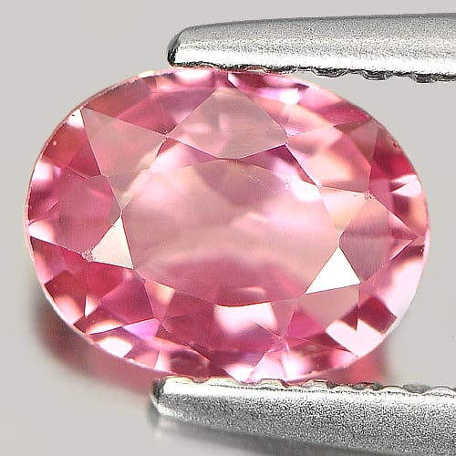 Natural Pink Tourmaline 0.77 Ct. Oval Shape 7 x 5.5 Mm. Unheated Gemstone From Nigeria (1 of 3)
