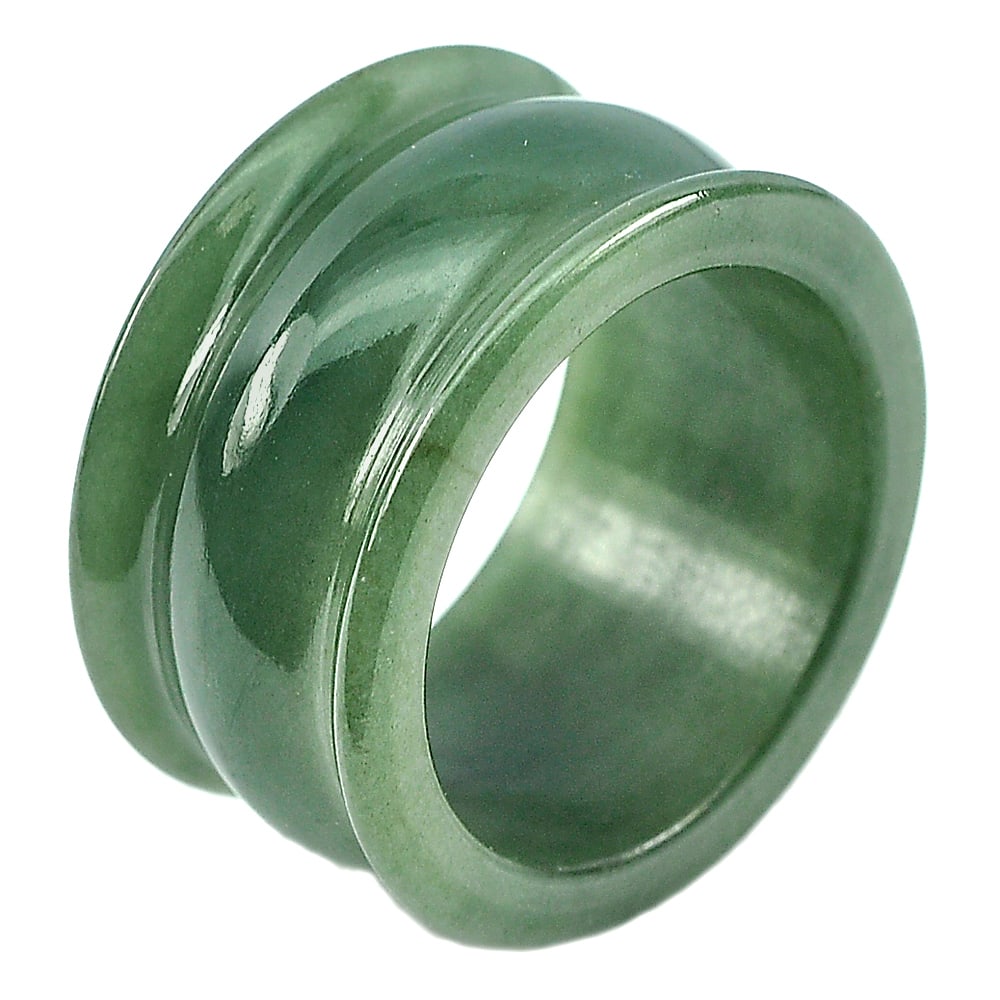 Natural Green Jade 39.03 Ct. Round Shape Ring Size 10 Gemstone From Thailand: Product ID: 819812829 Product Name: Natural Jade Weight: 39.03 CT. Size: 26 x 20 x 14 MM. Shape: Round Cabcohon Color: Green Clarity:Opaque Luster: Good Gems Origin: Thailand Treatment: Unheated Cryst