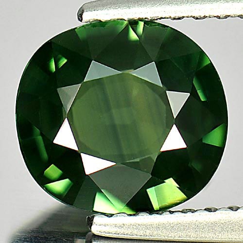 Green Sapphire 1.74 Ct. Clean Oval Shape 8 x 7.5 Mm. Natural Gemstone From Thailand: Product ID: 806156599 Product Name: Natural Green Sapphire Weight: 1.74 CT. Size: 8 x 7.5 x 3.4 MM. Shape: Oval Color: Green Clarity:IF Luster: Very Good Gems Origin: Thailand Treatment: Heated Crysta