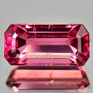 Natural Purplish Pink Tourmaline 1.99 Ct. Octagon Shape 10.3 x 5.2 Mm. Gemstone From Nigeria (1 of 3)