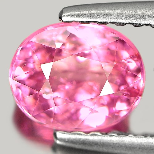 Natural Pink Tourmaline 0.99 Ct. Oval Shape 6.5 x 5.3 Mm. Unheated Gemstone From Nigeria: Product ID: 807226641 Product Name: Natural Tourmaline Weight: 0.99 CT. Size: 6.5 x 5.3 x 4.2 MM. Shape: Oval Color: Pink Clarity:SI1 Luster: Good Gems Origin: Nigeria Treatment: Unheated Crystal Stru