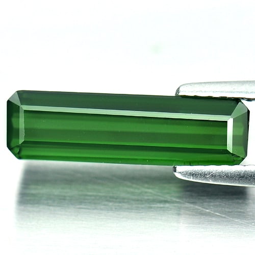 Natural Green Tourmaline 2.72 Ct. Clean Octagon Shape 15.8 x 4.6 Mm. Gemstone From Nigeria: Product ID: 807242296 Product Name: Natural Tourmaline Weight: 2.72 CT. Size: 15.8 x 4.6 x 3.8 MM. Shape: Octagon Color: Green Clarity:IF Luster: Good Gems Origin: Nigeria Treatment: Unheated Crystal 