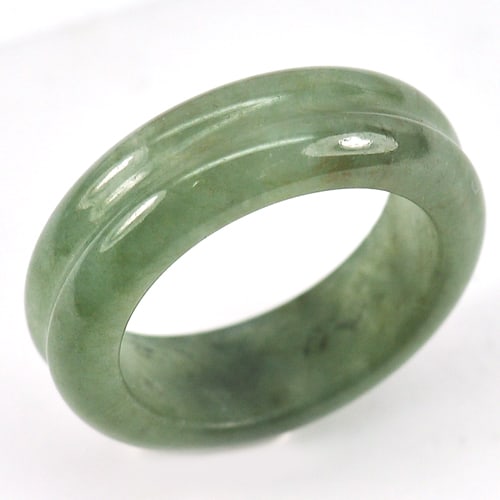 Natural Green Jade 22.32 Ct. Round Shape Ring Size 7.5 Gemstone From Thailand: Product ID: 819811820 Product Name: Natural Jade Weight: 22.32 CT. Size: 25 x 19 MM. Shape: Round Cabochon Color: Green Clarity:Opaque Luster: Good Gems Origin: Thailand Treatment: Unheated Crystal St