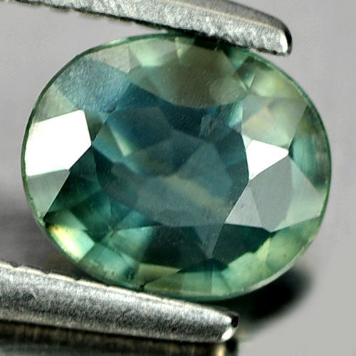 Natural Blue Green Sapphire 0.66 Ct. Oval Shape 6 x 5.3 Mm. Gemstone From Thailand: Product ID: 806154714 Product Name: Natural Green Sapphire Weight: 0.66 CT. Size: 6 x 5.3 x 2.5 MM. Shape: Oval Color: Green Clarity:SI1 Luster: Good Gems Origin: Thailand Treatment: Heated Crystal St