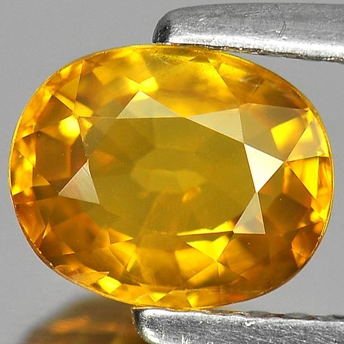 Natural Yellow Sapphire 1.31 Ct. VS Oval Shape 7 x 5.7 Mm. Gemstone From Thailand: Product ID: 806142653 Product Name: Natural Yellow Sapphire Weight: 1.31 CT. Size: 7 x 5.7 x 3.4 MM. Shape: Oval Color: Yellow Clarity:VS Luster: Very Good Gems Origin: Thailand Treatment: Heated Crys