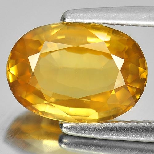 Yellow Zircon 3.38 Ct. Oval Shape 9.8 x 7 Mm. Natural Gemstone From Cambodia: Product ID: 807729102 Product Name: Natural Zircon Weight: 3.38 CT. Size: 9.8 x 7 x 4.2 MM. Shape: Oval Color: Yellow Clarity:VSI Luster: Very Good Gems Origin: Cambodia Treatment: Heated Crystal Stru