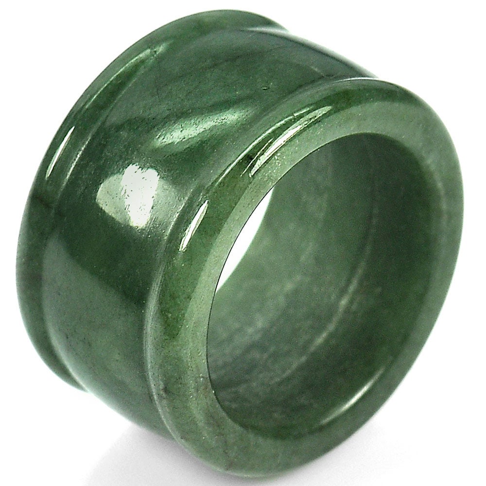 Natural Green Jade 57.81 Ct. Ring Size 10 Gemstone Unheated From Thailand: Product ID: 818100944 Product Name: Natural Jade Weight: 57.81 CT. Size: 26 x 19 x 15 MM. Shape: See As On Picture Color: Green Clarity:Opaque Luster: Good Gems Origin: Thailand Treatment: Unheated Cr