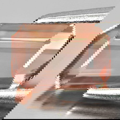 Natural Orange Pink Tourmaline 1.08 Ct. Octagon Shape 7.2 x 5 Mm. Unheated Gemstone From Nigeria (1 of 3)