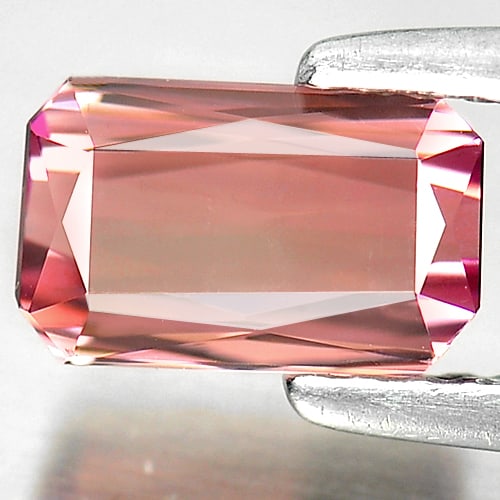 Natural Pink Tourmaline 1.11 Ct. Octagon Shape 7.5 x 4.6 Mm. Gemstone Unheated From Nigeria (1 of 3)
