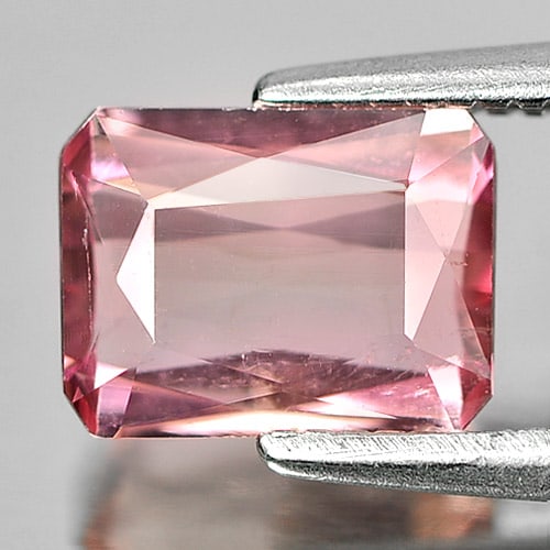 Pink Tourmaline 1.00 Ct. Octagon Shape 7.4 x 5.6 Mm. Natural Gemstone Unheated From Nigeria (1 of 3)