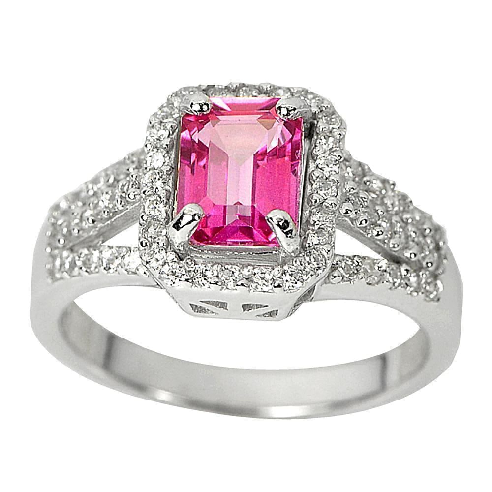 Natural Pink Topaz 925 Sterling Silver Jewelry 4.45 Grams Ring Size 8: Product ID: 207103086 Product Type: 925 Sterling Silver Fine Jewelry Jewelry Weight: 4.45 Grams. Ring Size: 8 Resizable(Fee) Gemstones Color: Pink Metal: Solid Silver 92.5%. Gemstone Detail: Octagon P
