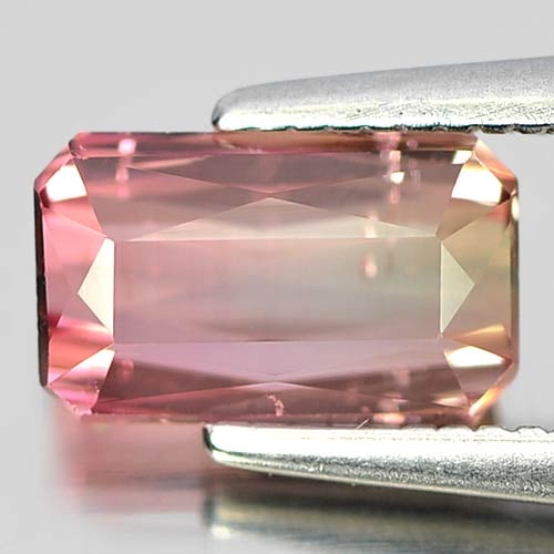 Bi Color Tourmaline 1.52 Ct. Octagon Shape 7.8 x 4.8 Mm. Natural Gemstone From Nigeria: Product ID: 807236186 Product Name: Natural Tourmaline Weight: 1.52 CT. Size: 7.8 x 4.8 x 4.1 MM. Shape: Octagon Color: Bi Color Clarity:VSI Luster: Good Gems Origin: Nigeria Treatment: Unheated Cryst