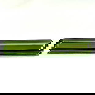 Natural Green Tourmaline 2.24 Ct. Clean Octagon Shape 22 x 3.6 Mm. Gemstone From Nigeria: Product ID: 807247044 Product Name: Natural Tourmaline Weight: 2.24 CT. Size: 22 x 3.6 x 2.7 MM. Shape: Octagon Color: Green Clarity:IF Luster: Very Good Gems Origin: Nigeria Treatment: Unheated Cryst