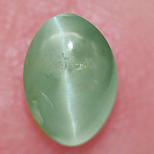 Natural Alexandrite Cats Eye 0.71 Ct. Oval Cabochon Shape 6.2 x 4.3 Mm. Unheated Gemstone (1 of 3)