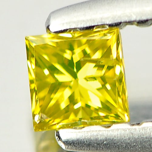 Natural Loose Diamond Yellow 0.16 Ct. Square Princess Cut 2.9 Mm. From Belgium: Product ID: 802103682 Product Name: Natural Enhanced Diamond Weight: 0.16 CT. Size: 2.9 x 2.9 x 2.1 MM. Shape: Square Princess Cut Color: Yellow Clarity:SI1 Luster: Good Gems Origin: Belgium Treatment