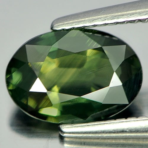 Natural Green Sapphire 1.13 Ct. Clean Oval Shape 7.6 x 5.2 Mm. Gemstone From Thailand: Product ID: 806148451 Product Name: Natural Green Sapphire Weight: 1.13 CT. Size: 7.6 x 5.2 x 3 MM. Shape: Oval Color: Green Clarity:VVS Luster: Very Good Gems Origin: Thailand Treatment: Heated Cryst