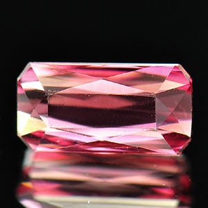 Natural Purplish Pink Tourmaline 0.78 Ct. VVS Octagon Shape 7 x 3.7 Mm. Gemstone From Nigeria (1 of 3)