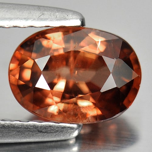 Natural Imperial Zircon 1.19 Ct. Oval Shape 7 x 5.1 Mm. Gemstone From Cambodia: Product ID: 807725784 Product Name: Natural Zircon Weight: 1.19 CT. Size: 7 x 5.1 x 3.3 MM. Shape: Oval Color: Imperial Clarity:VSI Luster: Good Gems Origin: Cambodia Treatment: Heated Crystal Structu