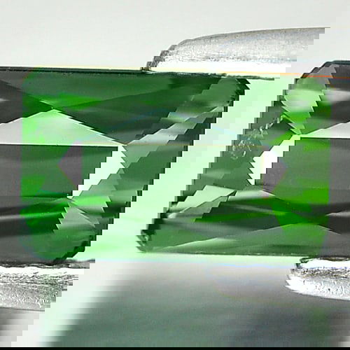 Natural Unheated Green Tourmaline 1.32 Ct. Octagon Shape 7.6 x 4.7 Mm. Gemstone From Nigeria (1 of 3)