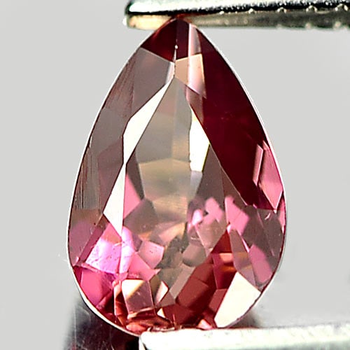 Pink Tourmaline  0.54 Ct. Pear Shape 6.8 x 4.4 Mm. Gemstone From Nigeria (1 of 3)