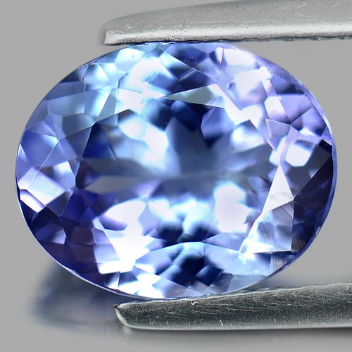 Certified Natural Violetish Blue Tanzanite 2.71 Ct. VVS Oval Shape 8.09 x 10.08 Mm. Gemstone: Product ID: 807009389 / Product Name: Natural Tanzanite / Weight: 2.71 CT. / Size: 8.09 x 10.08 x 4.76 MM. / Shape: Oval / Color: Blue / Clarity:VVS / Luster: Good / Gems Origin: Tanzania / Treatment:
