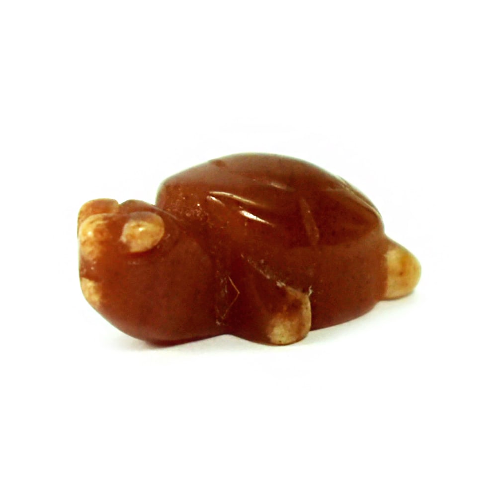 Natural Genuine Burmese Jade 19.67 Ct. Turtle Carving Size 14 x 22 x 10 Mm.: Product ID: 818102514 Product Name: Natural Gemstones Weight: 19.67 CT. Size: 14 x 22 x 10 MM. Shape: Caving Color: brown Honey Clarity:Opaque Luster: Good Gems Origin: Burma Treatment: Unheated Cryst