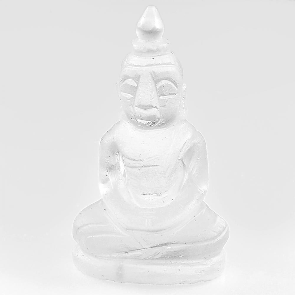 Natural White Quartz 60.44 Ct. Buddha Carving Shape 40 x 22 Mm. Gemstone From Thailand: Product ID: 815501903 Product Name: Natural Quartz Weight: 60.44 CT. Size: 40 x 22 x 16 MM. Shape: Buddha Carving Color: White Clarity:Semi - Transparent Luster: Good Gems Origin: Thailand Treatment: 