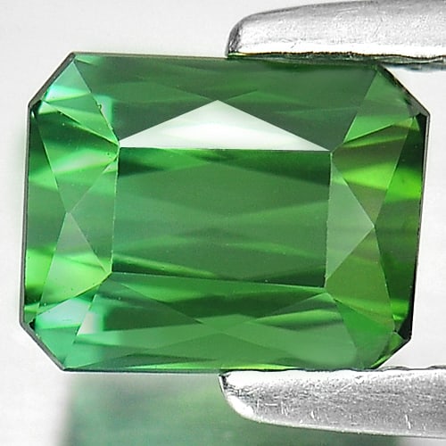Natural Green Tourmaline 1.55 Ct. Clean Octagon 7 x 5.7 Mm. Gemstone Unheated From Nigeria: Product ID: 807225185 Product Name: Natural Tourmaline Weight: 1.55 CT. Size: 7 x 5.7 x 4.5 MM. Shape: Octagon Color: Green Clarity:IF Luster: Good Gems Origin: Nigeria Treatment: Unheated Crystal Str