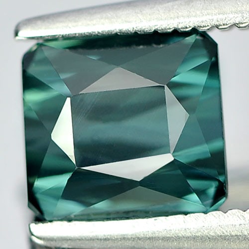 Natural Bluish Green Tourmaline 1.37 Ct. Clean Octagon Shape 6.3 x 6 Mm. Gemstone From Nigeria: Product ID: 807232320 Product Name: Natural Tourmaline Weight: 1.37 CT. Size: 6.3 x 6 x 4.2 MM. Shape: Octagon Color: Bluish Green Clarity:IF Luster: Good Gems Origin: Nigeria Treatment: Unheated Crys