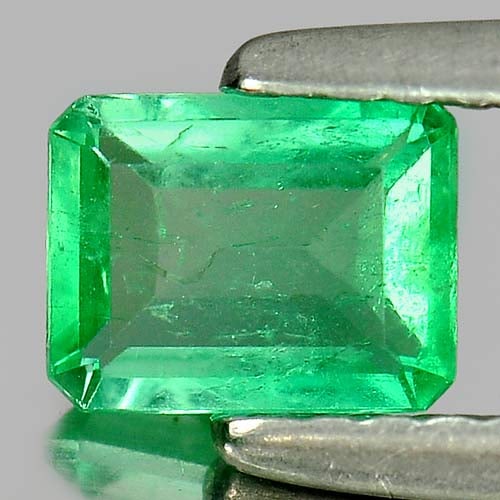 Natural Green Emerald 0.46 Ct. Octagon Shape 5.8 x 4.5 Mm. Gemstone Unheated From Columbia: Product ID: 802402358 Product Name: Natural Emerald Weight: 0.46 CT. Size: 5.8 x 4.5 x 2.4 MM. Shape: Octagon Color: Green Clarity:VSI Luster: Good Gems Origin: Columbia Treatment: Unheated Crystal St