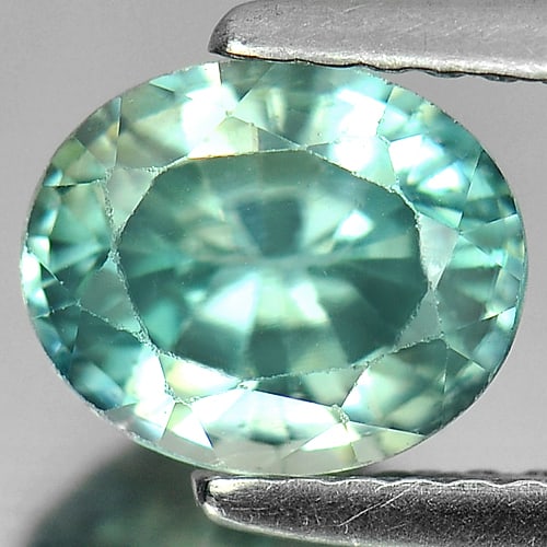 Natural Blue Zircon 2.34 Ct. VVS Oval Shape 7.7 x 6.4 Mm. Gemstone From Cambodia: Product ID: 807714707 Product Name: Natural Zircon Weight: 2.34 CT. Size: 7.7 x 6.4 x 4.8 MM. Shape: Oval Color: Blue Clarity:VVS Luster: Good Gems Origin: Cambodia Treatment: Heated Crystal Structure