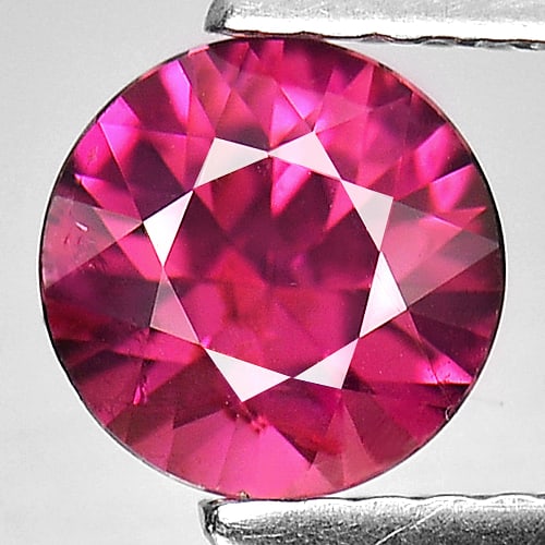 Natural Pink Tourmaline 0.82 Ct. Round Shape 6.3 Mm. Gemstone Unheated From Nigeria: Product ID: 807249951 Product Name: Natural Tourmaline Weight: 0.82 CT. Size: 6.3 x 6.3 x 4 MM. Shape: Round Color: Rose Pink Clarity:VSI Luster: Good Gems Origin: Nigeria Treatment: Unheated Crystal 