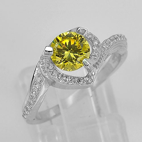 925 Sterling Silver Ring Jewelry 3.00 Grams with Round Yellow Cz Size 7: Product ID: 280510260 Product Type: 925 Sterling Silver Fine Jewelry Jewelry Weight: 3.00 Grams. Ring Size: 7 Resizable(Fee) Gemstones Color: Silver Metal: Solid Silver 92.5%. Gemstone Detail: Yellow 
