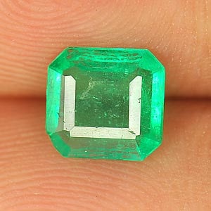 Natural Green Emerald 0.69 Ct. Octagon Shape 6.4 x 6.1 Mm. Gemstone From Columbia: Product ID: 802402834 Product Name: Natural Emerald Weight: 0.69 CT. Size: 6.4 x 6.1 x 2.7 MM. Shape: Octagon Color: Green Clarity:SI1 Luster: Good Gems Origin: Columbia Treatment: Unheated Crystal St
