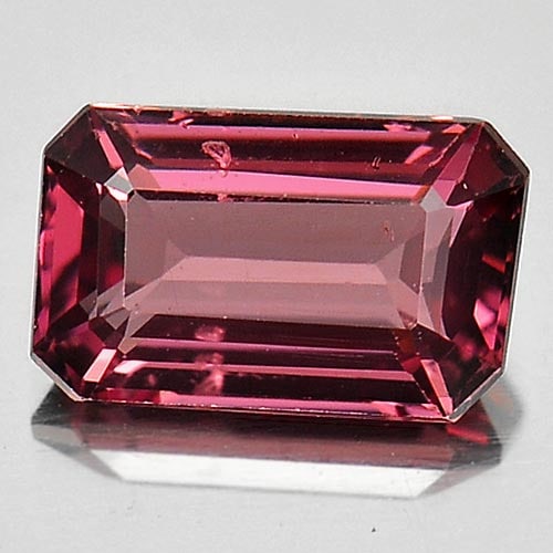 Natural Pink Rhodolite Garnet 1.29 Ct. Octagon Shape 7.7 x 5 Mm. Gemstone from Tanzania: Product ID: 802934120 Product Name: Natural Rhodolite Weight: 1.29 CT. Size: 7.7 x 5 x 3.2 MM. Shape: Octagon Color: Pink Clarity:SI1 Luster: Good Gems Origin: Tanzania Treatment: Unheated Crystal Str
