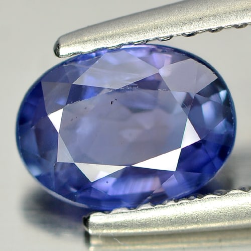 Certified Unheated Natural Blue Sapphire 1.14 Ct. Oval Shape 7.34 x 5.41 Mm. Gemstone From (1 of 3)