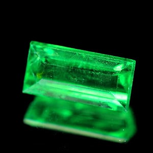 Natural Green Tsavorite Garnet 0.45 Ct. Baguette Shape 5.9 x 3 Mm. Gemstone From Tanzania: Product ID: 803000956 Product Name: Natural Tsavorite Weight: 0.45 CT. Size: 5.9 x 3 x 2.3 MM. Shape: Baguette Color: Green Clarity:VSI Luster: Good Gems Origin: Tanzania Treatment: Unheated Crystal S