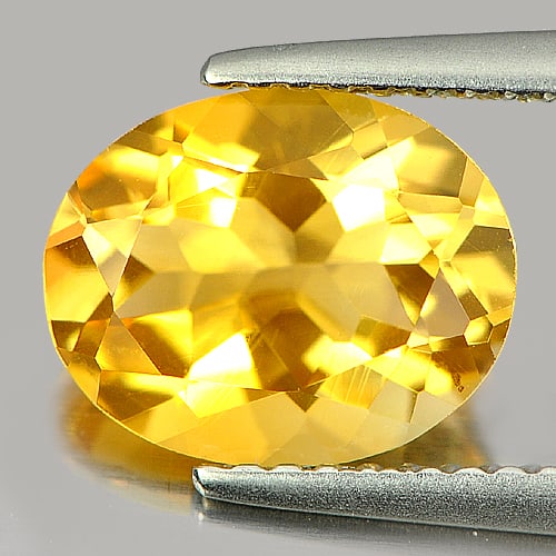 Natural Unheated Yellow Citrine 2.01 Ct. Clean Oval Shape 9.9 x 7.9 x 4.8 Mm. Gemstone From Brazil: Product ID: 801812600 Product Name: Natural Citrine Weight: 2.01 CT. Size: 9.9 x 7.9 x 4.8 MM. Shape: Oval Color: Yellow Clarity:IF Luster: Good Gems Origin: Brazil Treatment: Unheated Crystal Structu