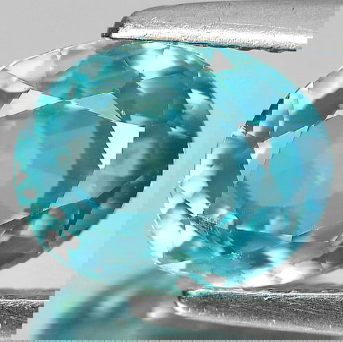 Blue Zircon 2.81 Ct. Oval Shape 8.7 x 7 Mm. Natural Gemstone From Cambodia (1 of 3)