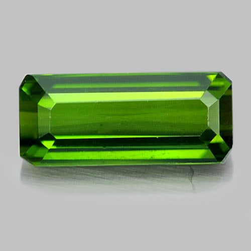 Natural Green Tourmaline 1.50 Ct. Clean Octagon Shape 10.1 x 4.4 Mm. Unheated Gemstone From Nigeria: Product ID: 807244688 Product Name: Natural Tourmaline Weight: 1.50 CT. Size: 10.1 x 4.4 x 3.4 MM. Shape: Octagon Color: Green Clarity:IF Luster: Very Good Gems Origin: Nigeria Treatment: Unheated Cry