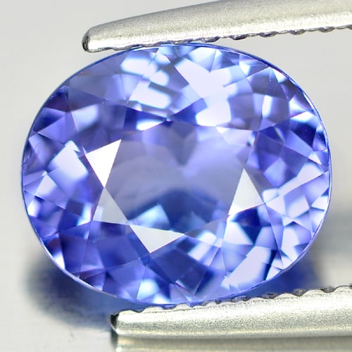 Certified Natural Violetish Blue Tanzanite 2.27 Ct. Clean Oval Shape 9.04 x 7.66 Mm. Gemstone From: Product ID: 807006453 Product Name: Natural Tanzanite Weight: 2.27 CT. Size: 9.04 x 7.66 x 4.58 MM. Shape: Oval Color: Blue Clarity:IF Luster: Very Good Gems Origin: Tanzania Treatment: Heated Crystal