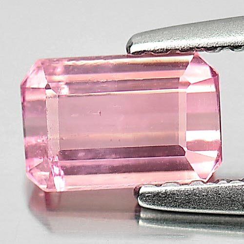 Natural Pink Tourmaline 0.84 Ct. Octagon Shape 6.6 x 4.4 Mm. Gemstone From Nigeria: Product ID: 807249053 Product Name: Natural Tourmaline Weight: 0.84 CT. Size: 6.6 x 4.4 x 3.2 MM. Shape: Octagon Color: Pink Clarity:VSI Luster: Good Gems Origin: Nigeria Treatment: Unheated Crystal S