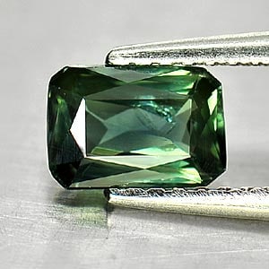Natural Bluish Green Sapphire 0.96 Ct. Octagon Shape 6.7 x 4.7 Mm. Gemstone From Thailand: Product ID: 806149256 Product Name: Natural Green Sapphire Weight: 0.96 CT. Size: 6.7 x 4.7 x 2.8 MM. Shape: Octagon Color: Bluish Green Clarity:SI Luster: Good Gems Origin: Thailand Treatment: Heated