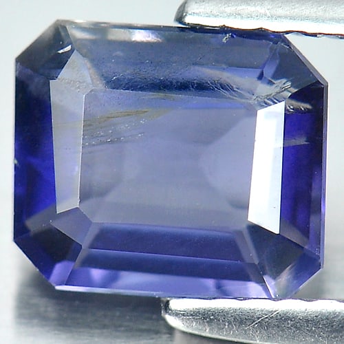 Natural Violet Blue Iolite 1.54 Ct. Octagon Shape 7.8 x 6.7 Mm Na Gemstone Unheated: Product ID: 803804615 Product Name: Natural Iolite Weight: 1.54 CT. Size: 7.8 x 6.7 x 4 MM. Shape: Octagon Color: Blue Clarity:SI1 Luster: Good Gems Origin: Madagascar Treatment: Unheated Crystal Stru