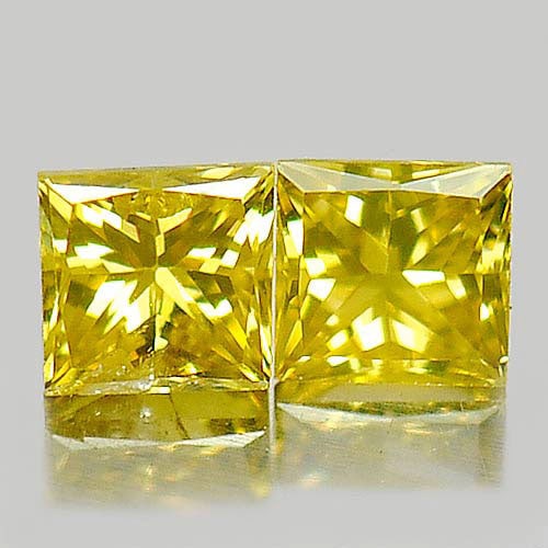 Natural Loose Diamond Yellow 0.24 Ct. 2 Pcs. Baguette Princess Cut 2.6 Mm From Belgium: Product ID: 802103339 Product Name: Natural Enhanced Diamond Weight: 0.24 CT. Size: 2.6x2.5x1.7,2.6x2.5x2.1 MM. Shape: Baguette Princess Cut Color: Yellow Clarity:SI1 Luster: Scintillating Gems Origin