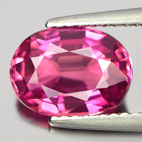 Natural Pink Tourmaline 2.16 Ct. VVS Oval Shape 9.6 x 7 Mm. Gemstone Unheated From Nigeria (1 of 3)