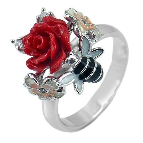Wholesale Real 925 Sterling Silver 8.76 Grams 2 Pcs. Rose Sesin Ring Size 8: Product ID: 220000020 Product Type: 925 Sterling Silver Fine Jewelry Jewelry Weight: 8.76 Grams. Ring Size: 8 Resizable(Fee) Gemstones Color: Multi-Color Metal: Solid Silver 92.5%. Gemstone Detail: Ro